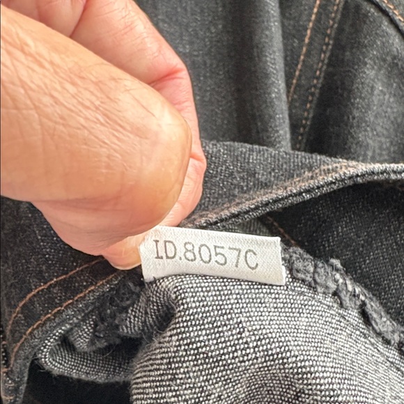 Ann Taylor Denim Jean Jacket Black Vintage Size Large - Picture 11 of 12